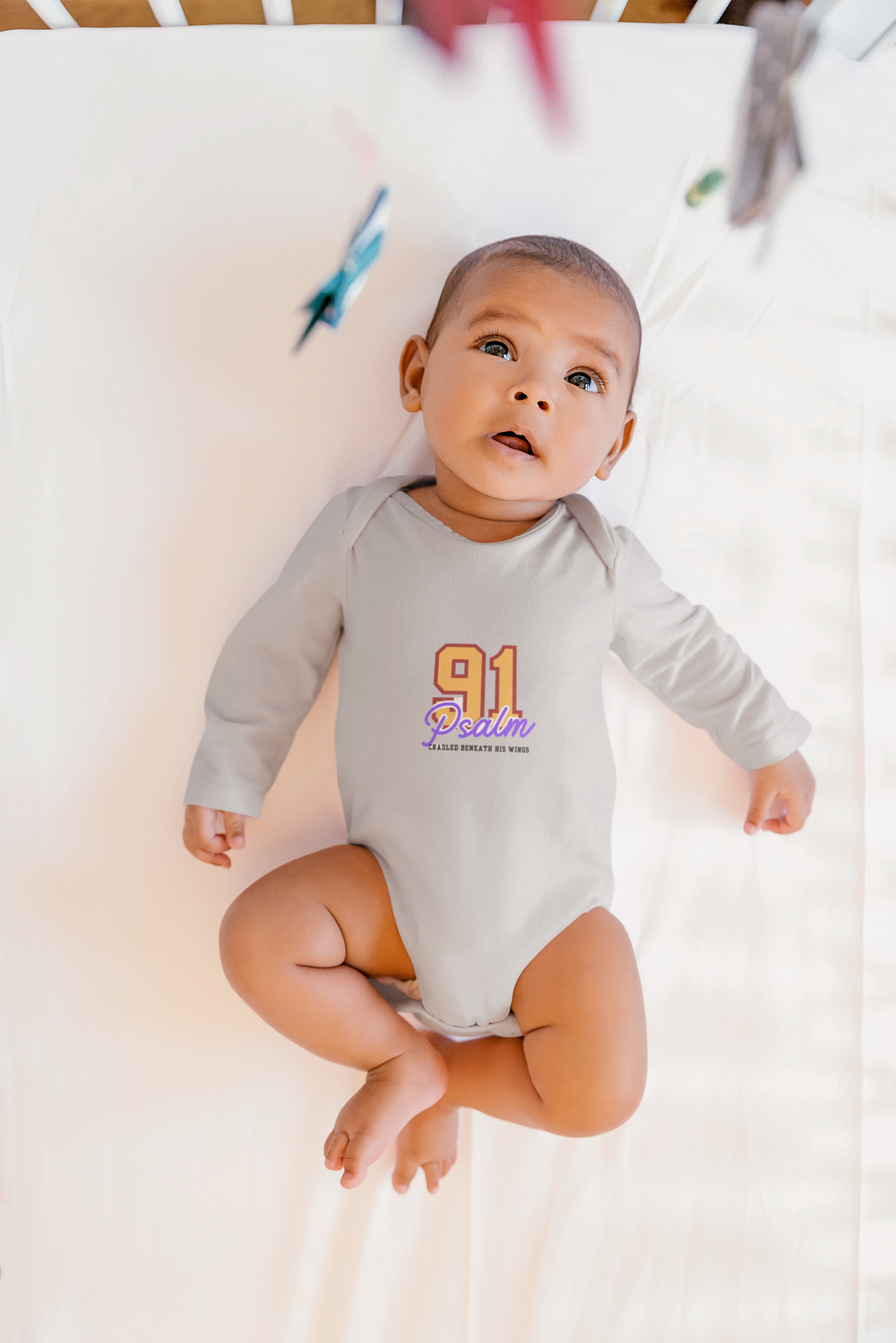 The Psalmist’s Cradle Collection- Psalm 91 Onsie