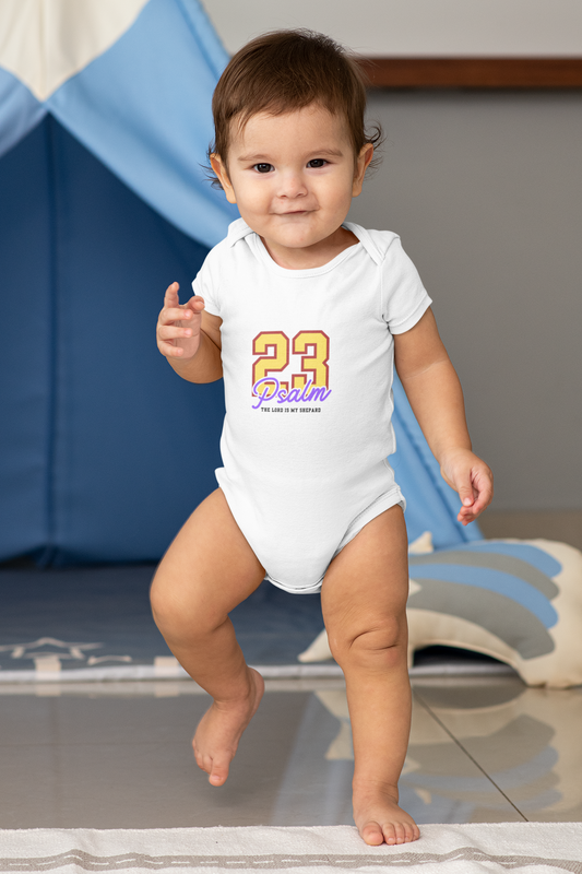 The Psalmist’s Cradle Collection- Psalm 23 Onsie