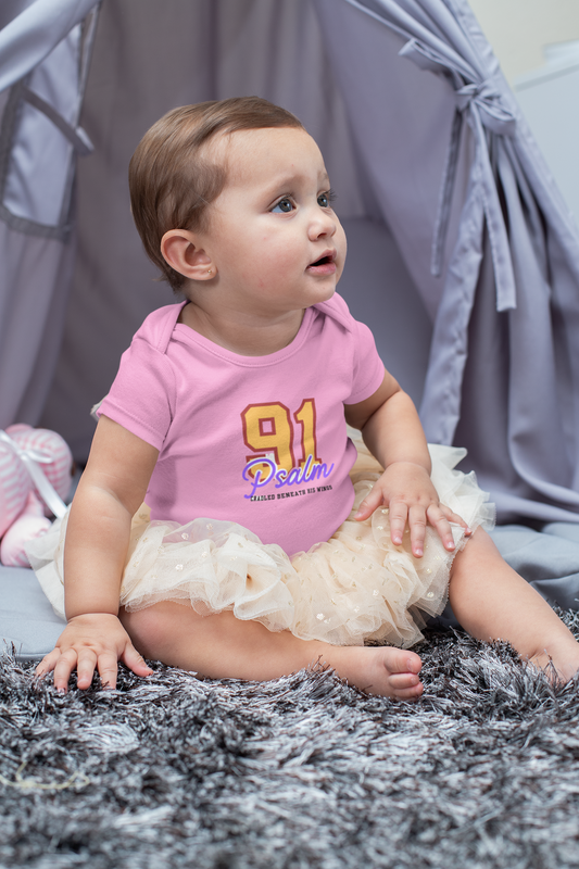 The Psalmist’s Cradle Collection- Psalm 91 Onsie